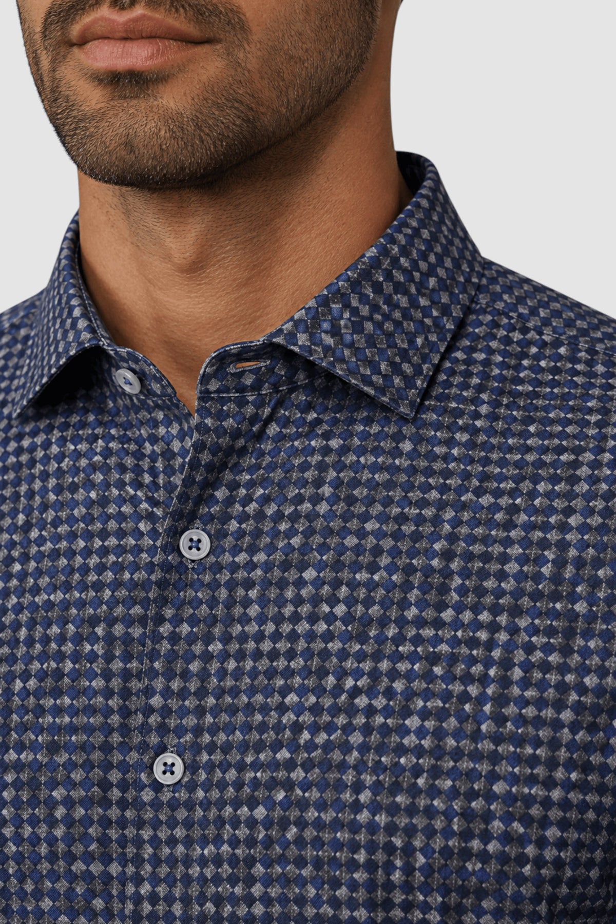 Maddox Tile Geometric Shirt