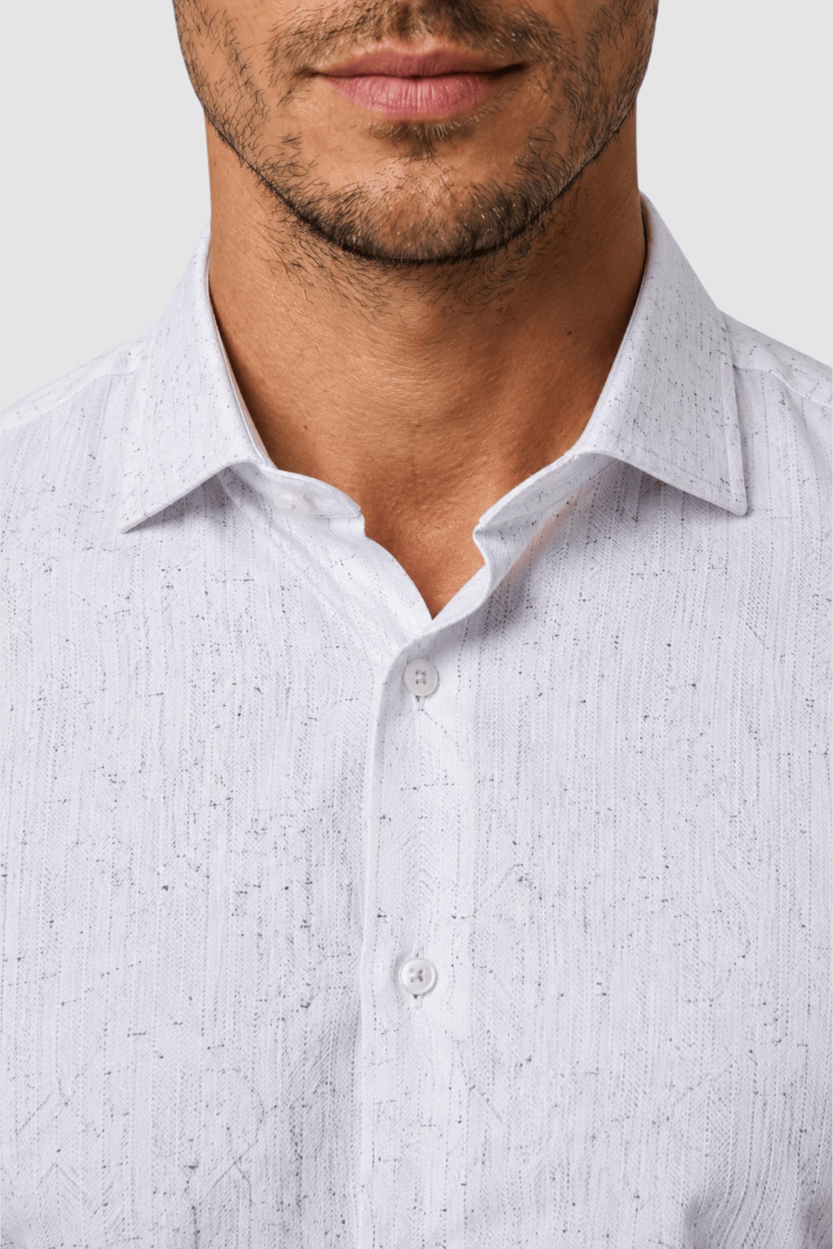 Pierce Linen-Blend Look Shirt