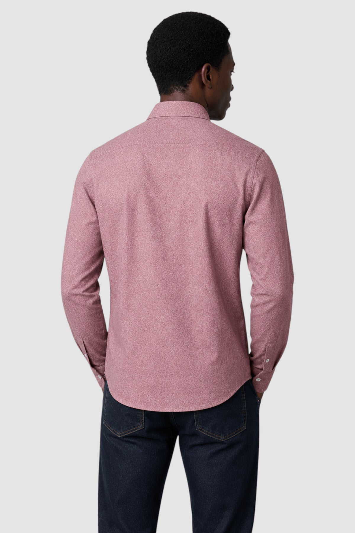 Quinn Textured Print Shirt