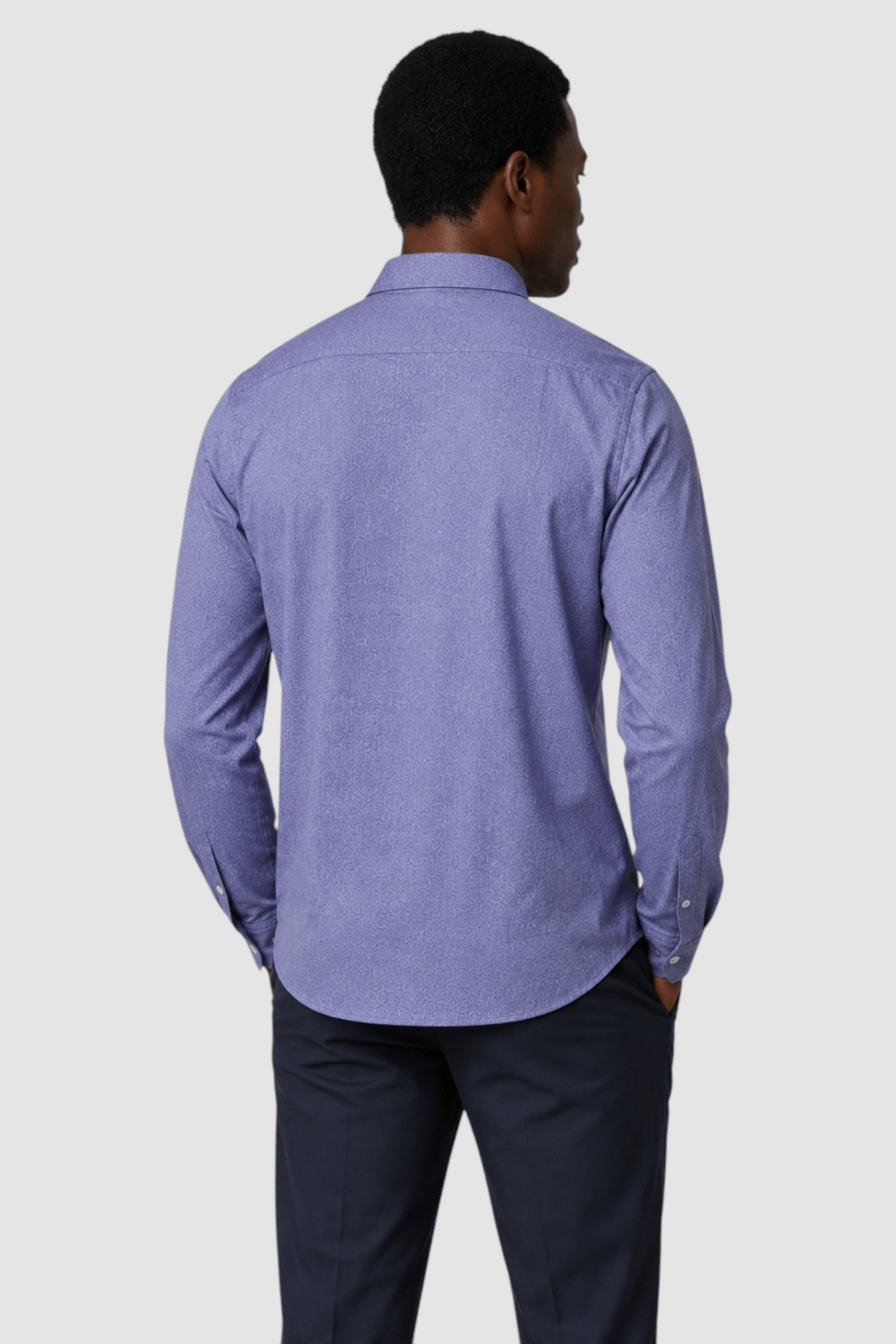 Quinn Textured Print Shirt