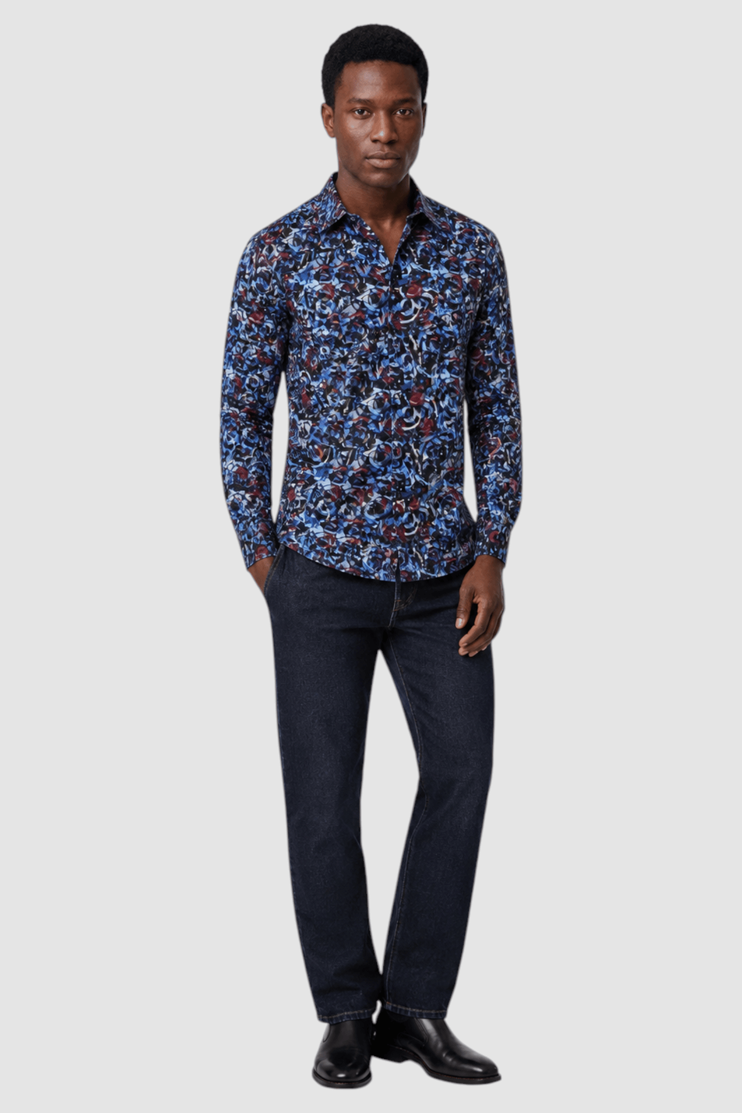 Dashiell Ornate Paisley Print Shirt