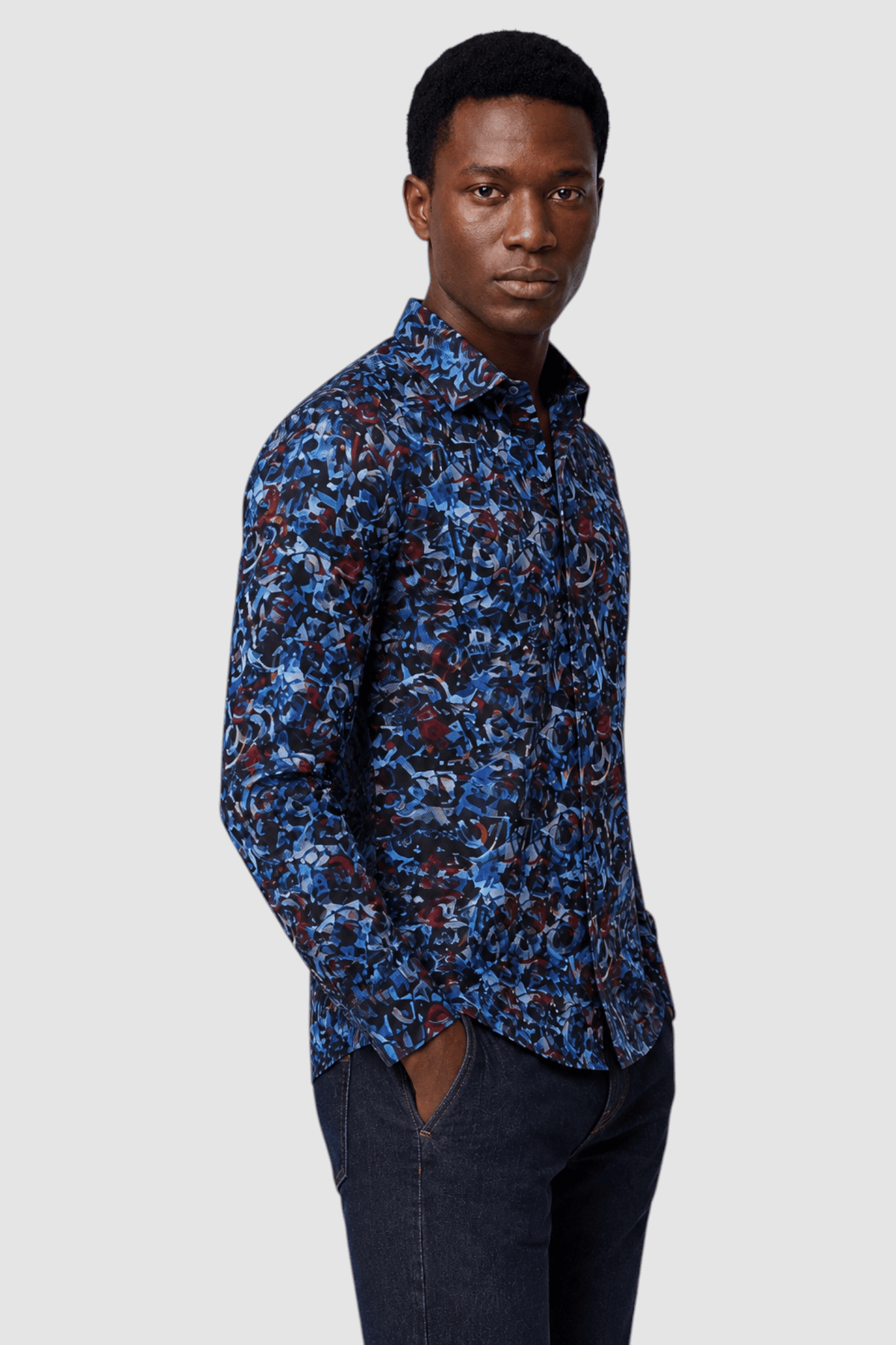 Dashiell Ornate Paisley Print Shirt