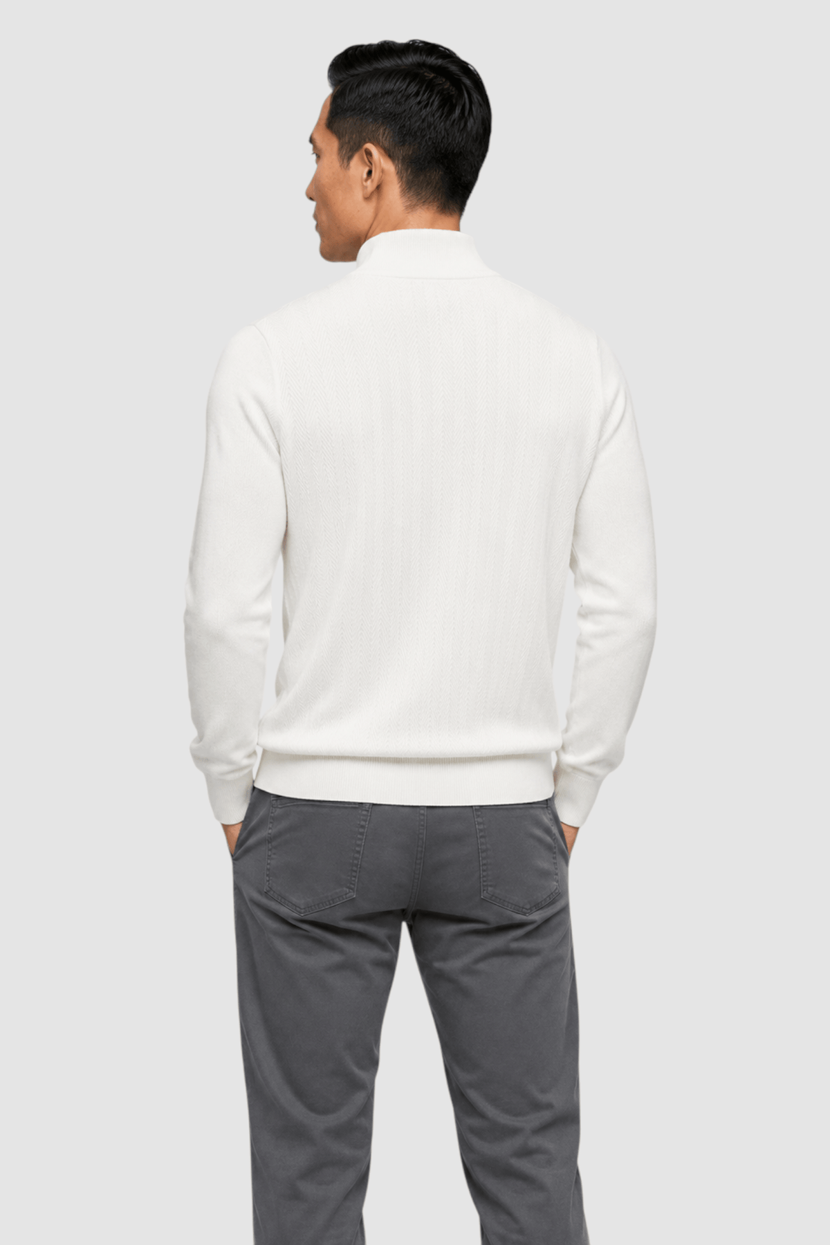 Ulysses Zip Mock Neck Sweater
