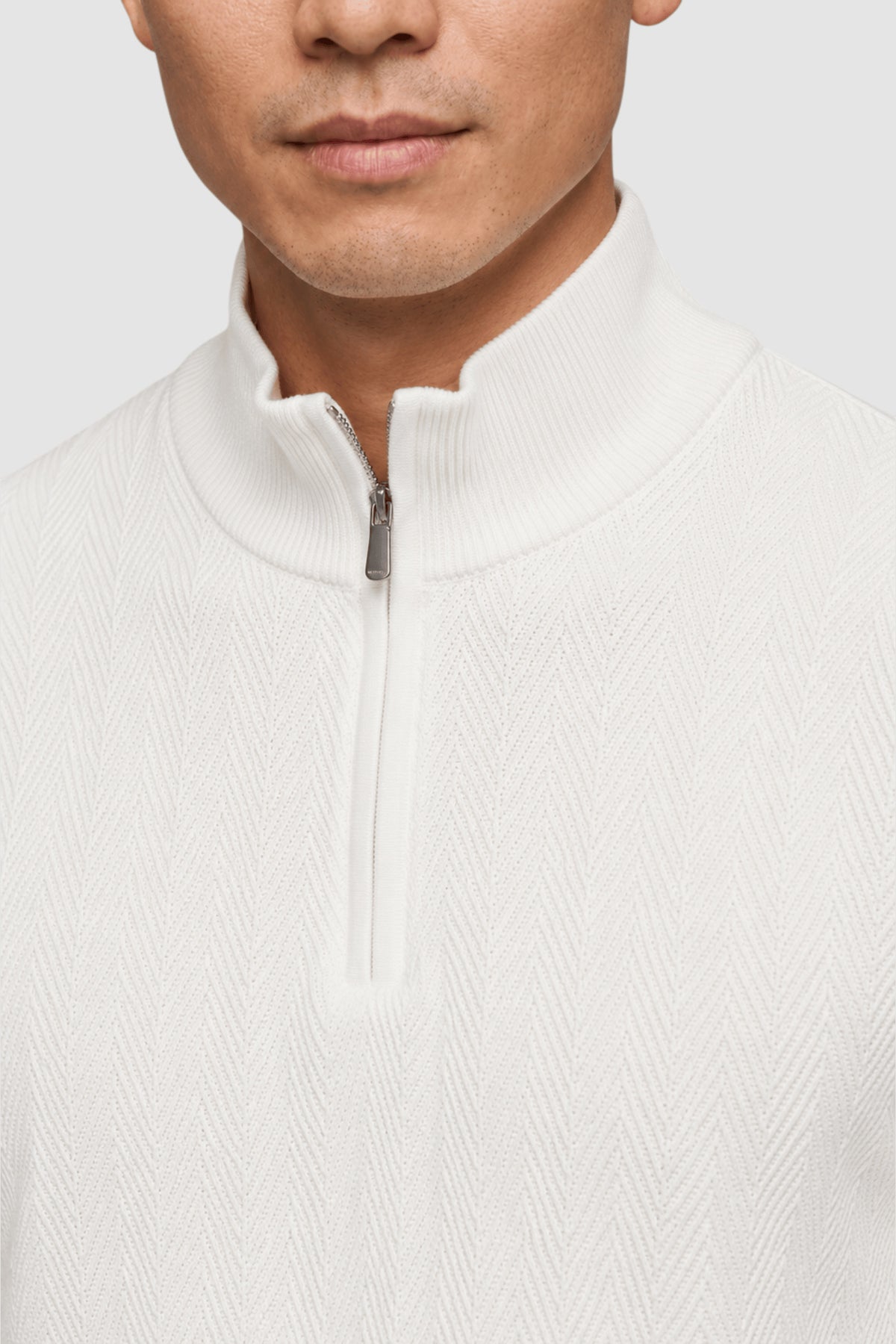 Ulysses Zip Mock Neck Sweater