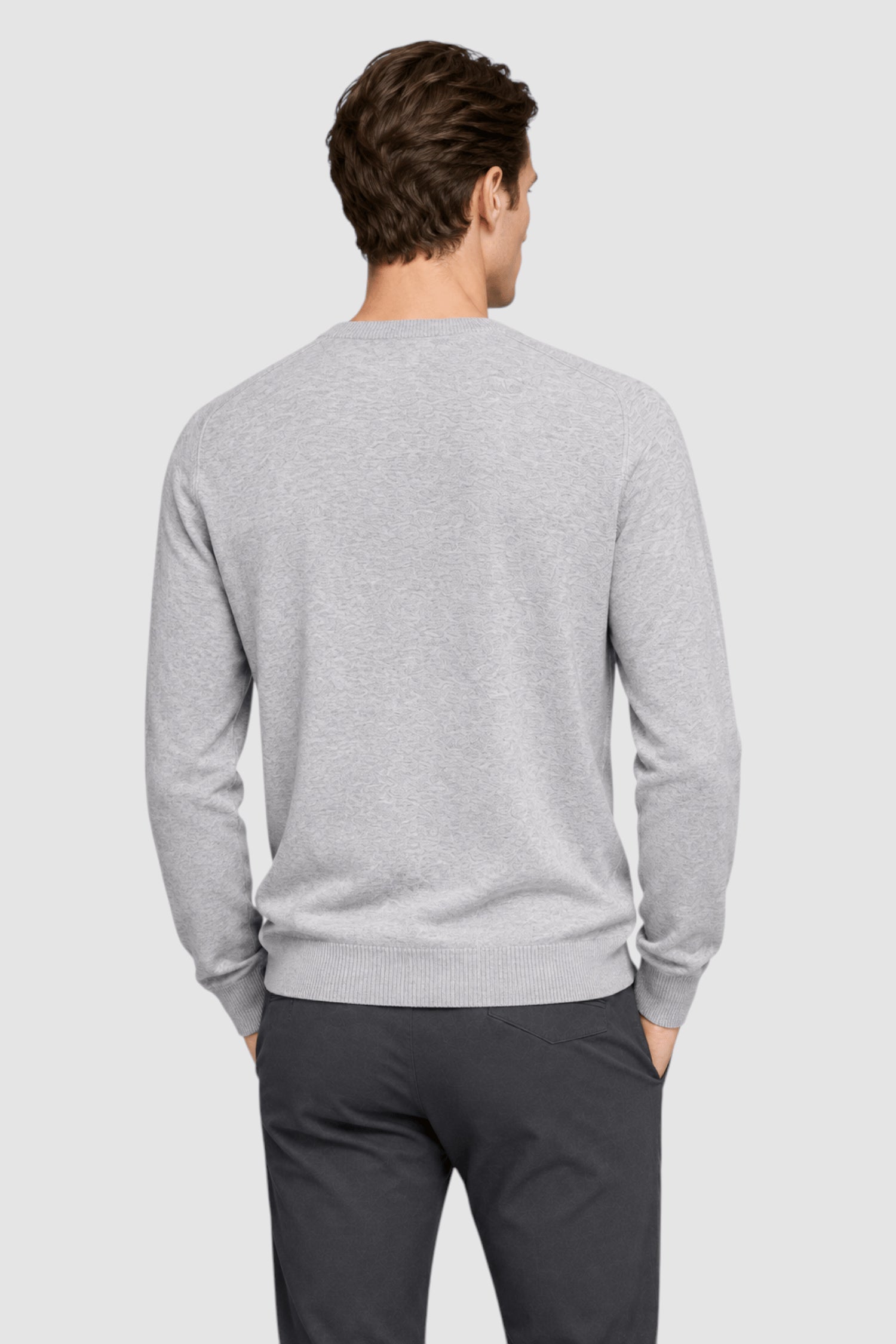 Vernon Raglan-Sleeve Crewneck Sweater