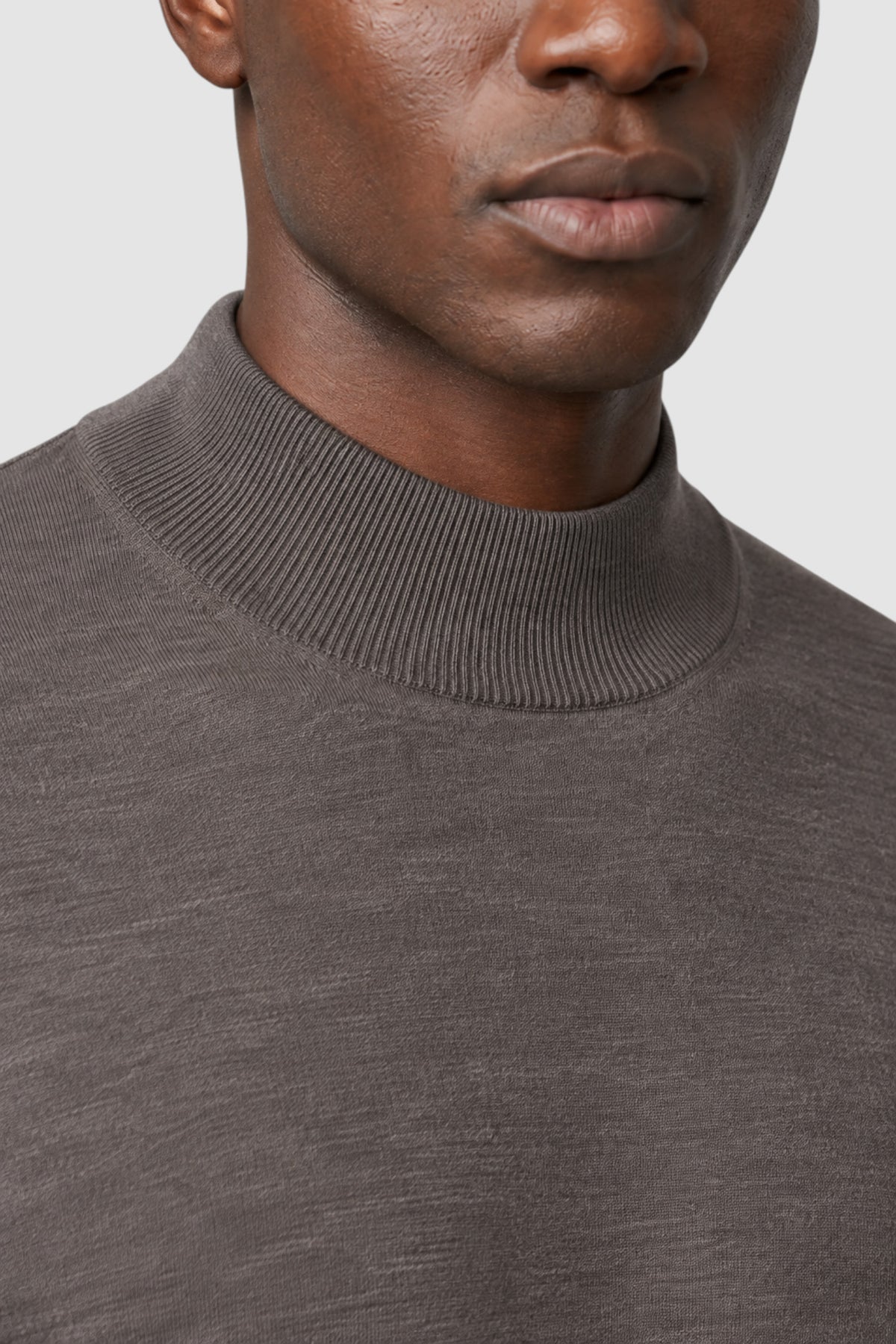 Merino Wool Solid Turtle Neck Sweater