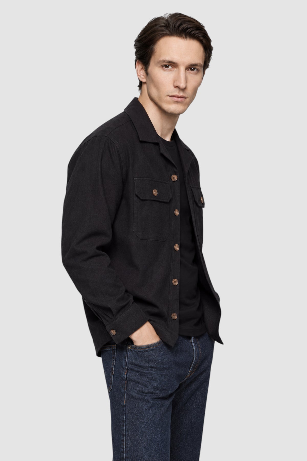 Underwood Knit Utility Shirt Jacket