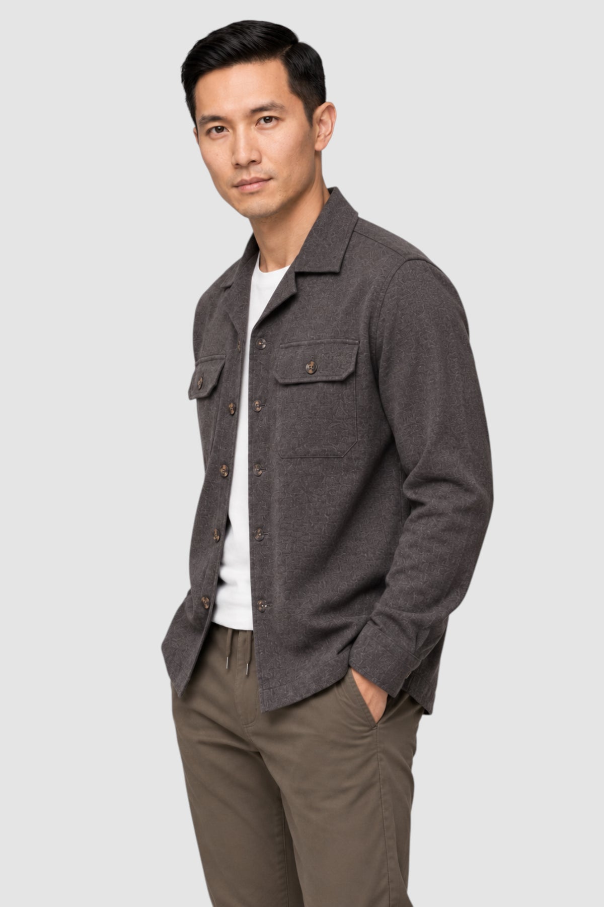 Underwood Knit Utility Shirt Jacket