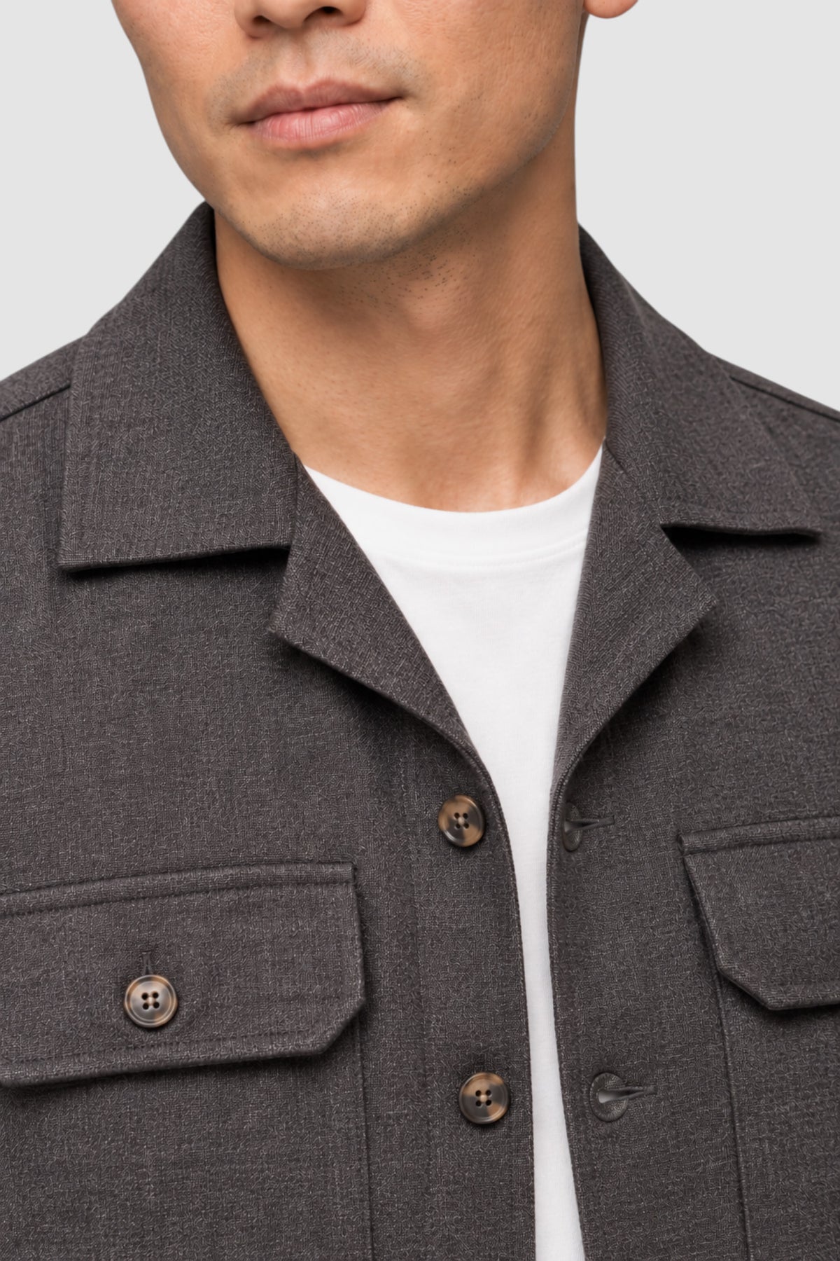 Underwood Knit Utility Shirt Jacket