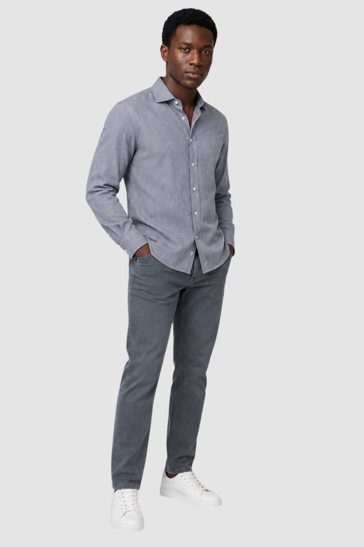 Graham Cashmere-Blend Button-Down Shirt