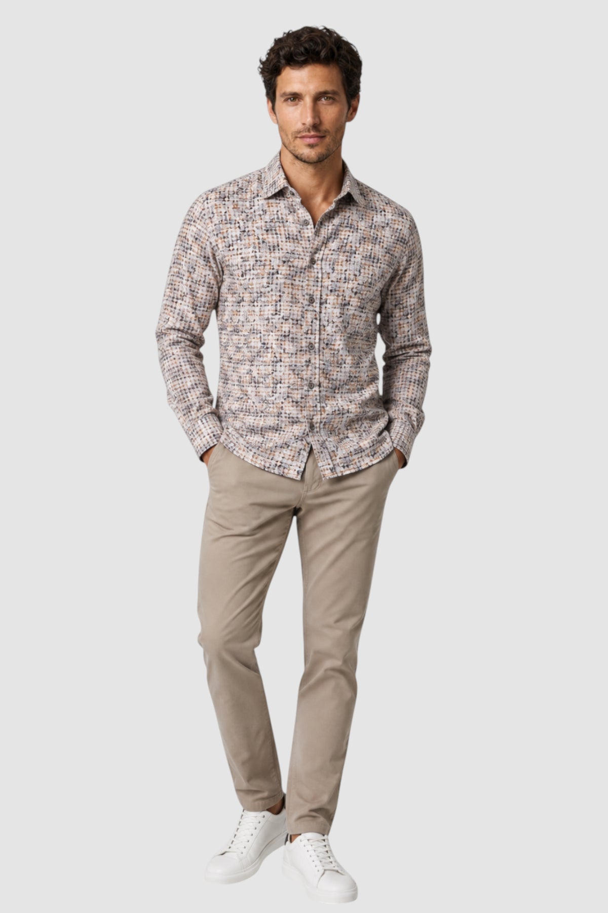 Simon Tonal Paisley Print Shirt