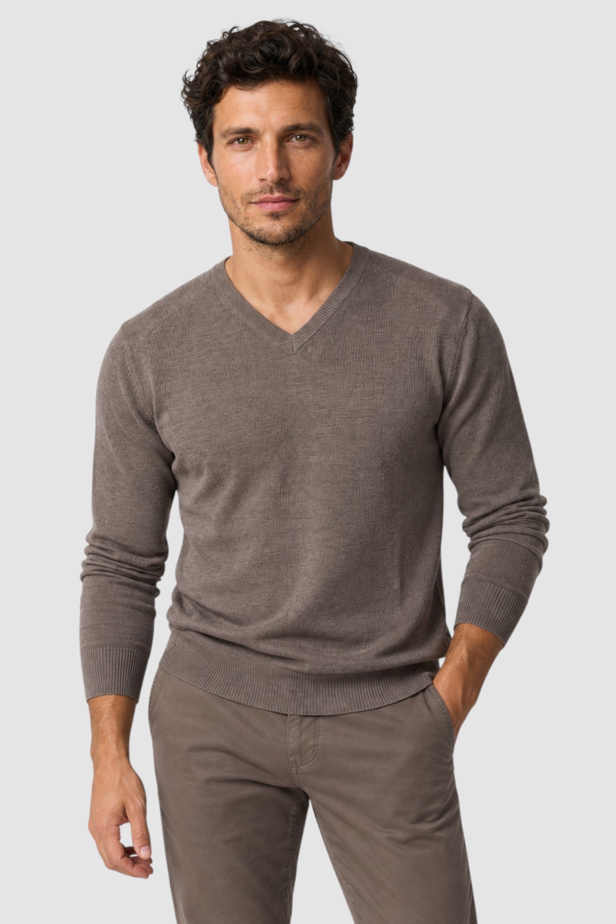 Everett Fine-Knit Crewneck Sweater