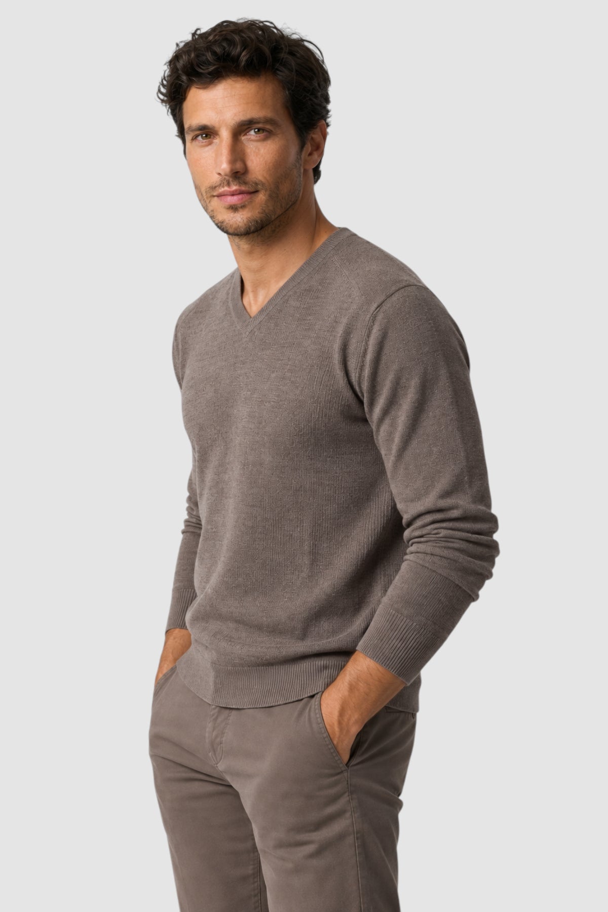 Everett Fine-Knit Crewneck Sweater