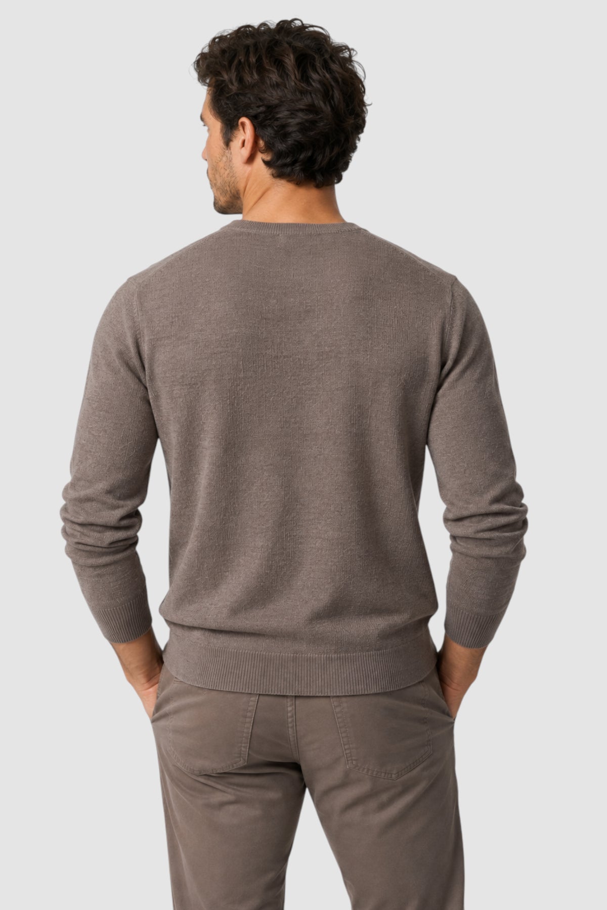 Everett Fine-Knit Crewneck Sweater