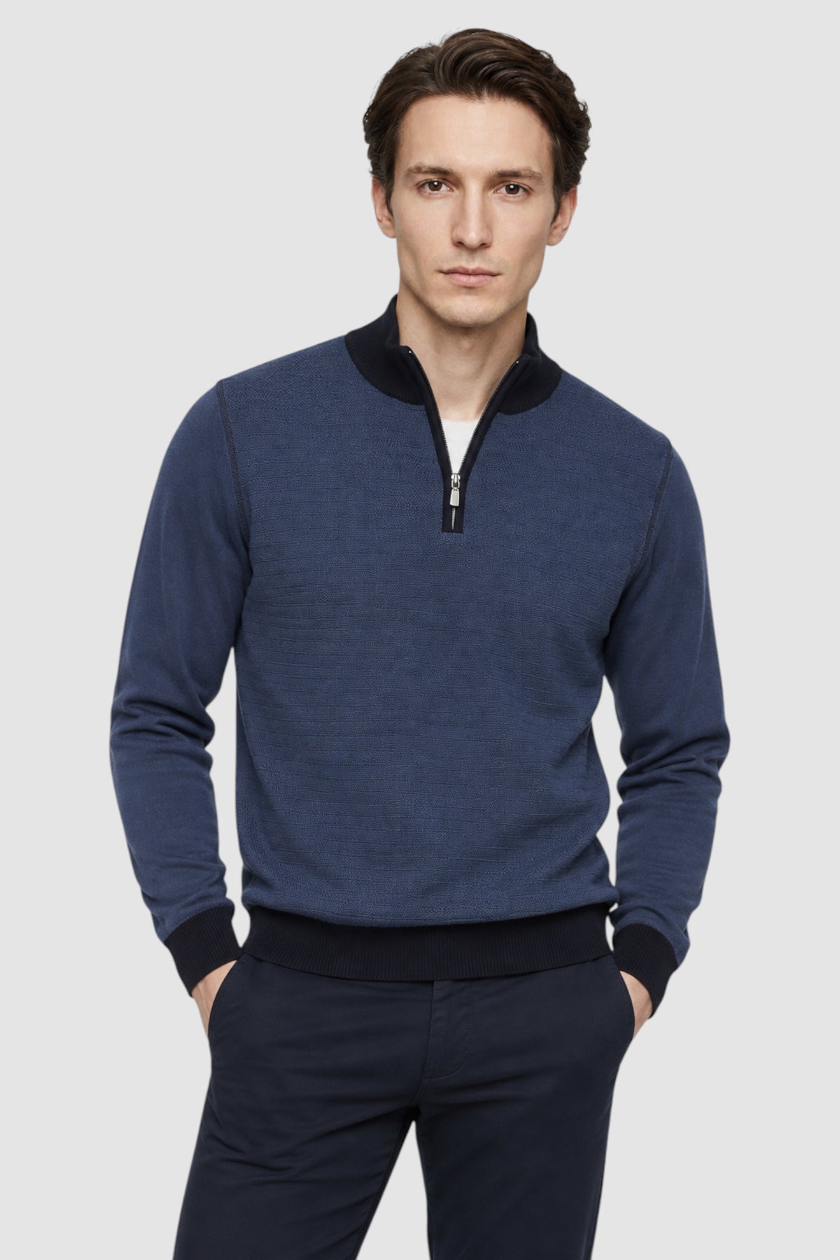 Verona Textured Half-Zip