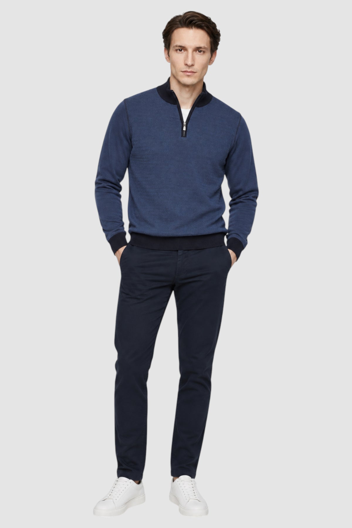 Verona Textured Half-Zip