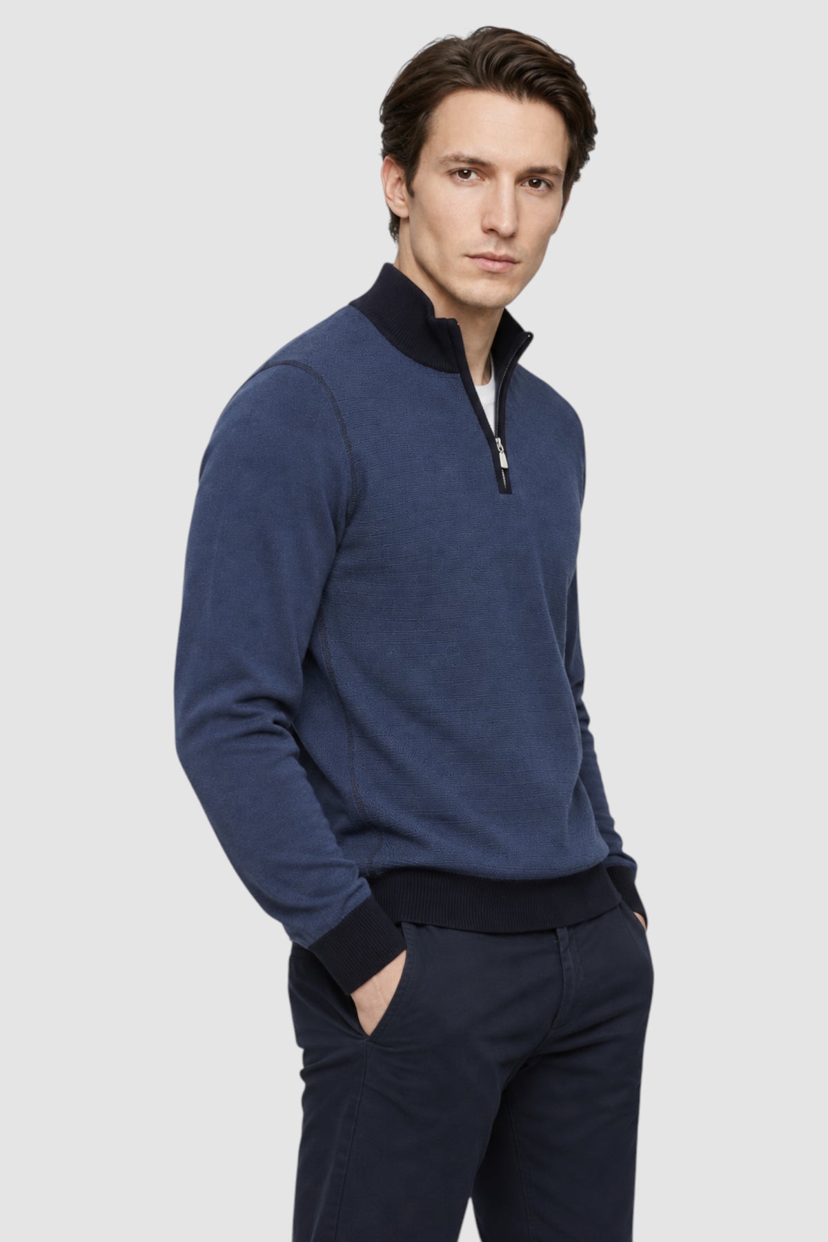 Verona Textured Half-Zip