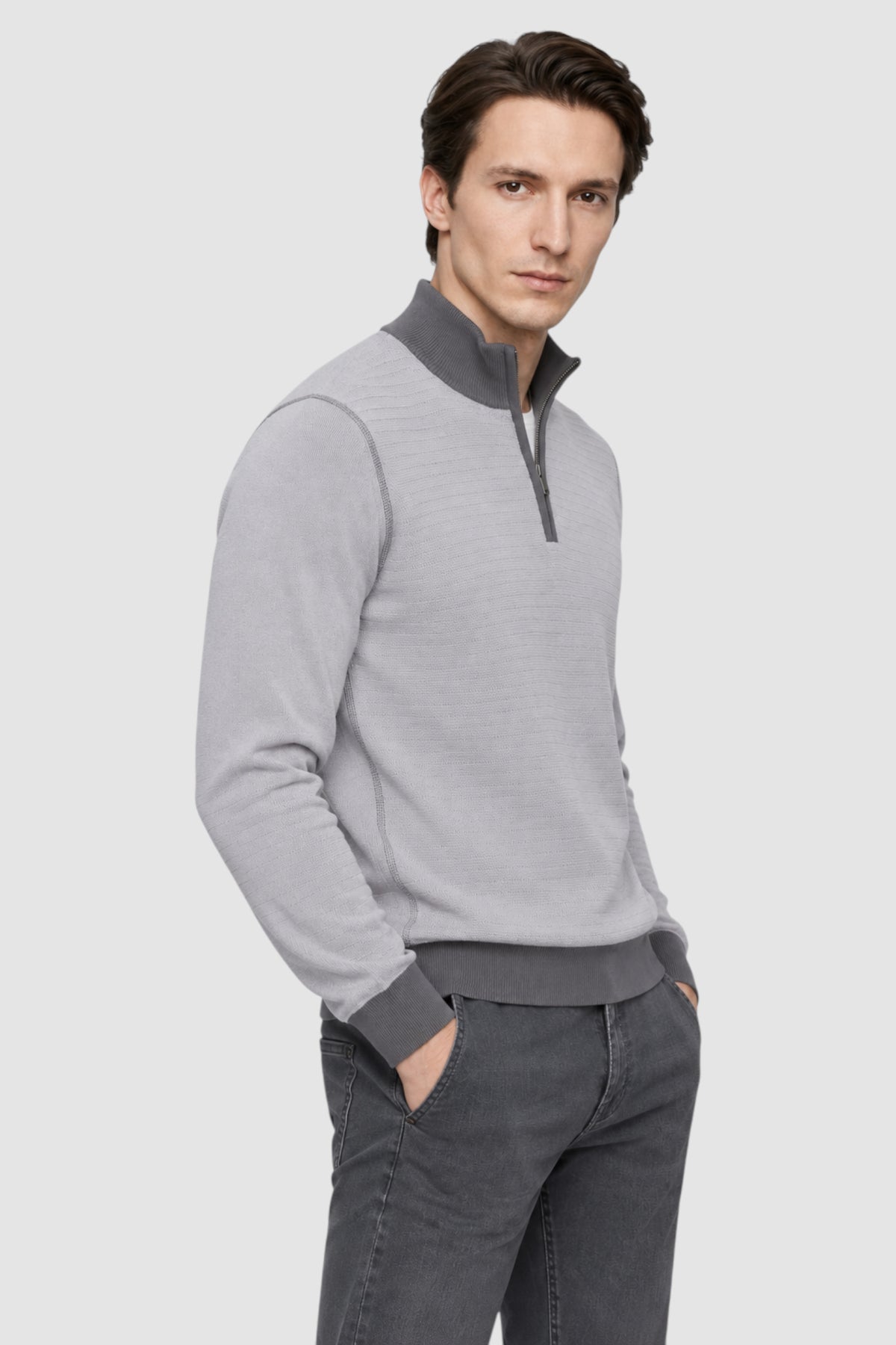Verona Textured Half-Zip