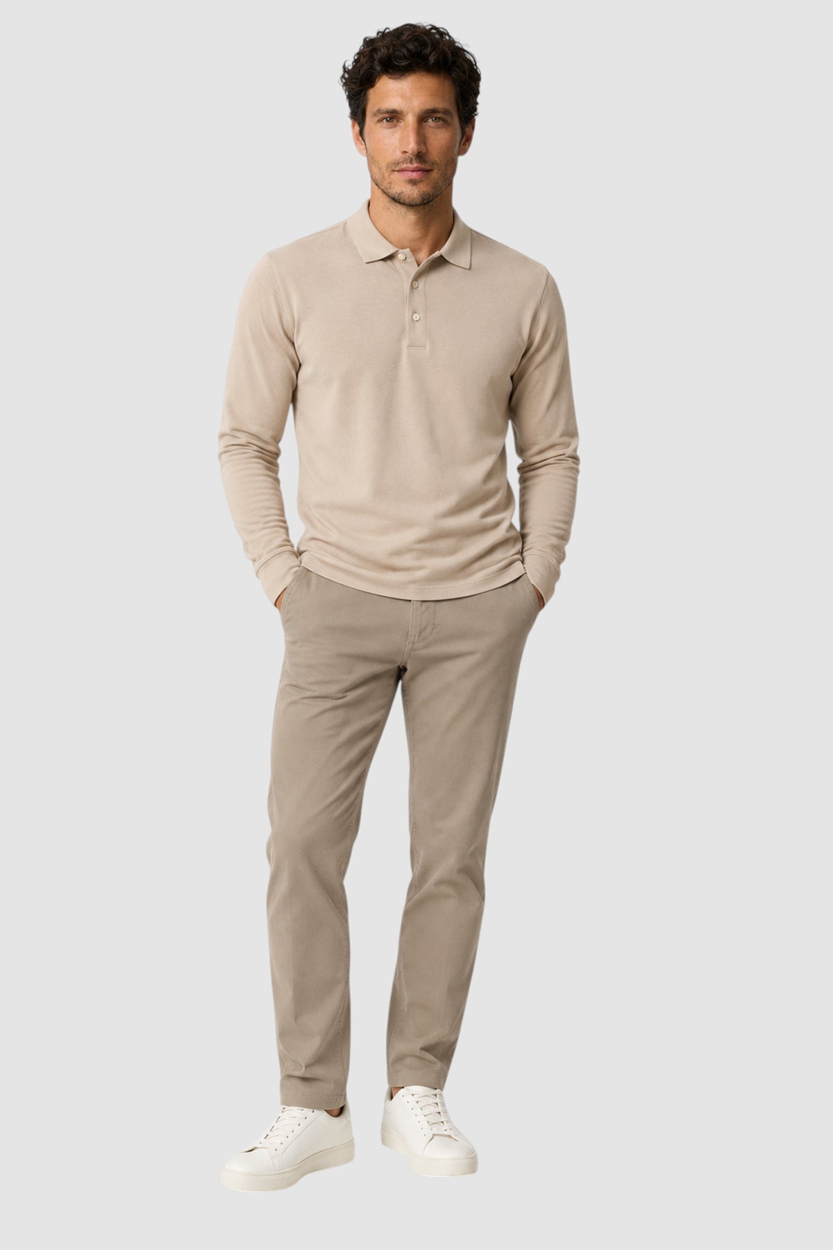 SetaTouch Essential Cotton Long Sleeve Polo