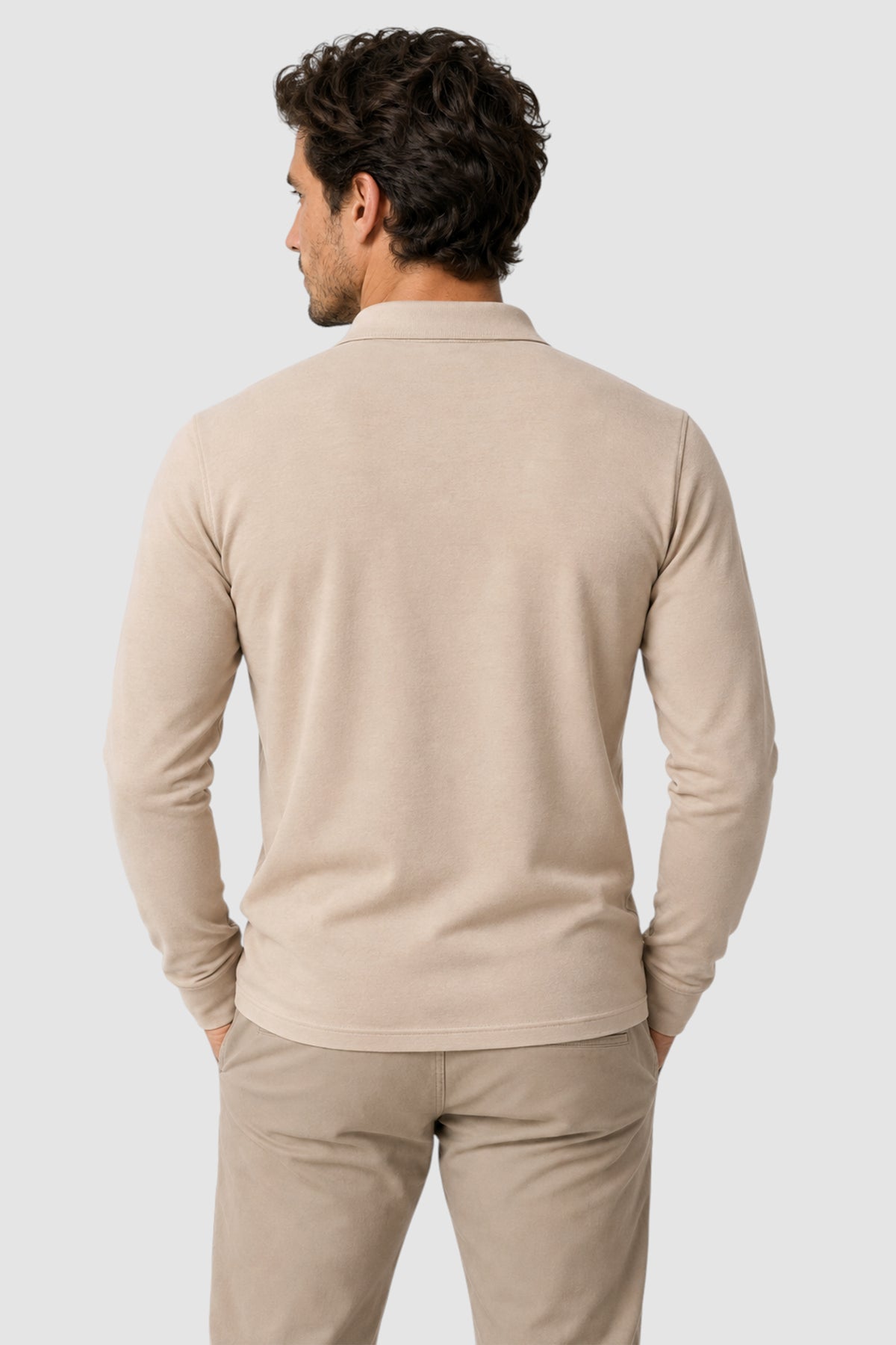 SetaTouch Essential Cotton Long Sleeve Polo