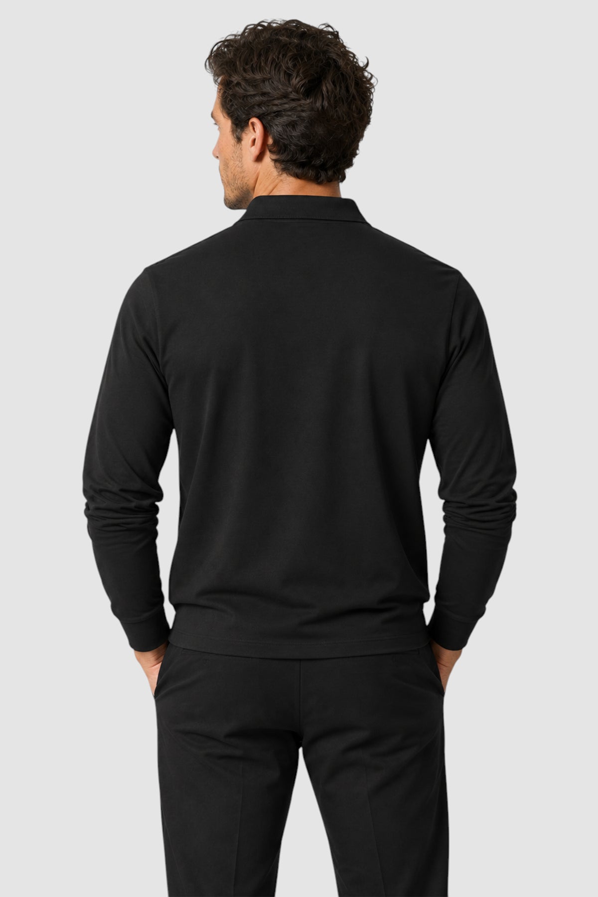 SetaTouch Essential Cotton Long Sleeve Polo