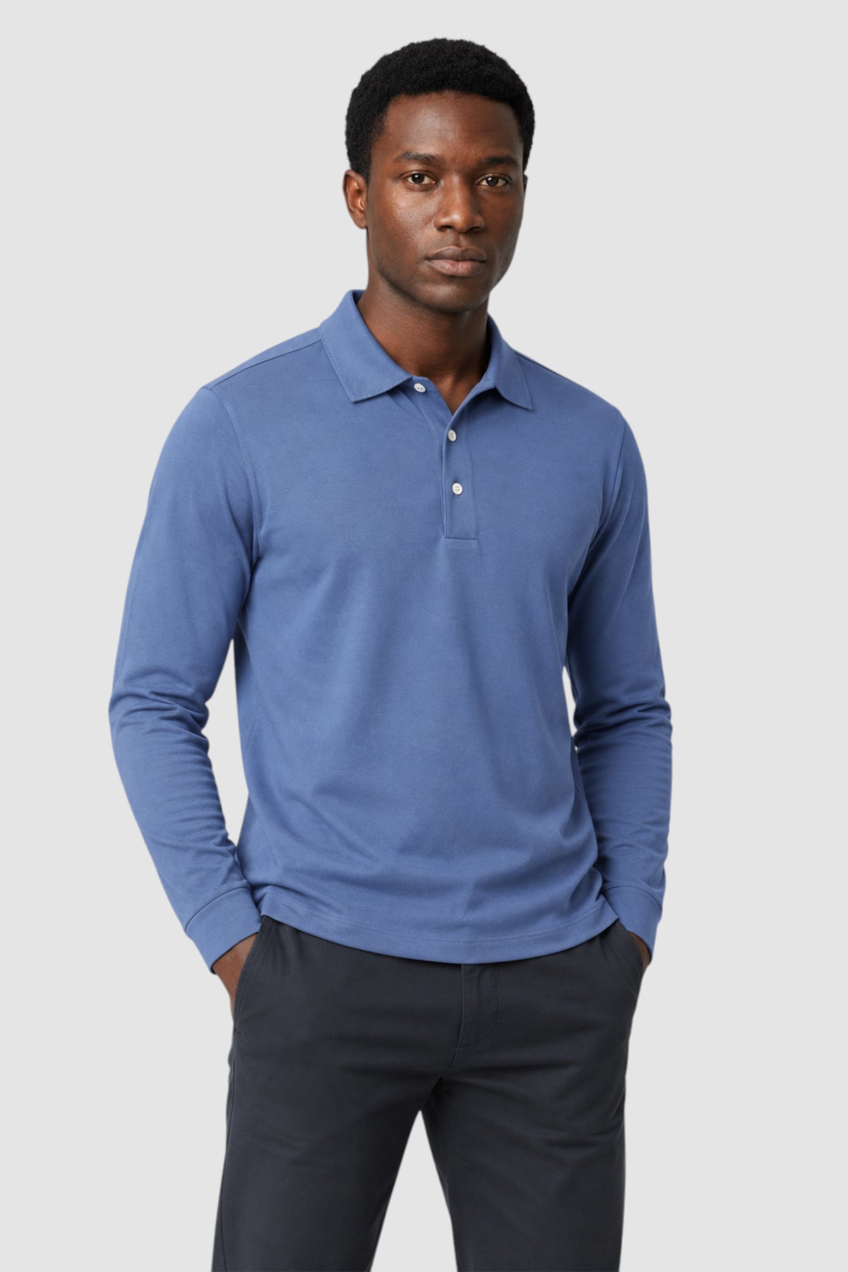 SetaTouch Essential Cotton Long Sleeve Polo