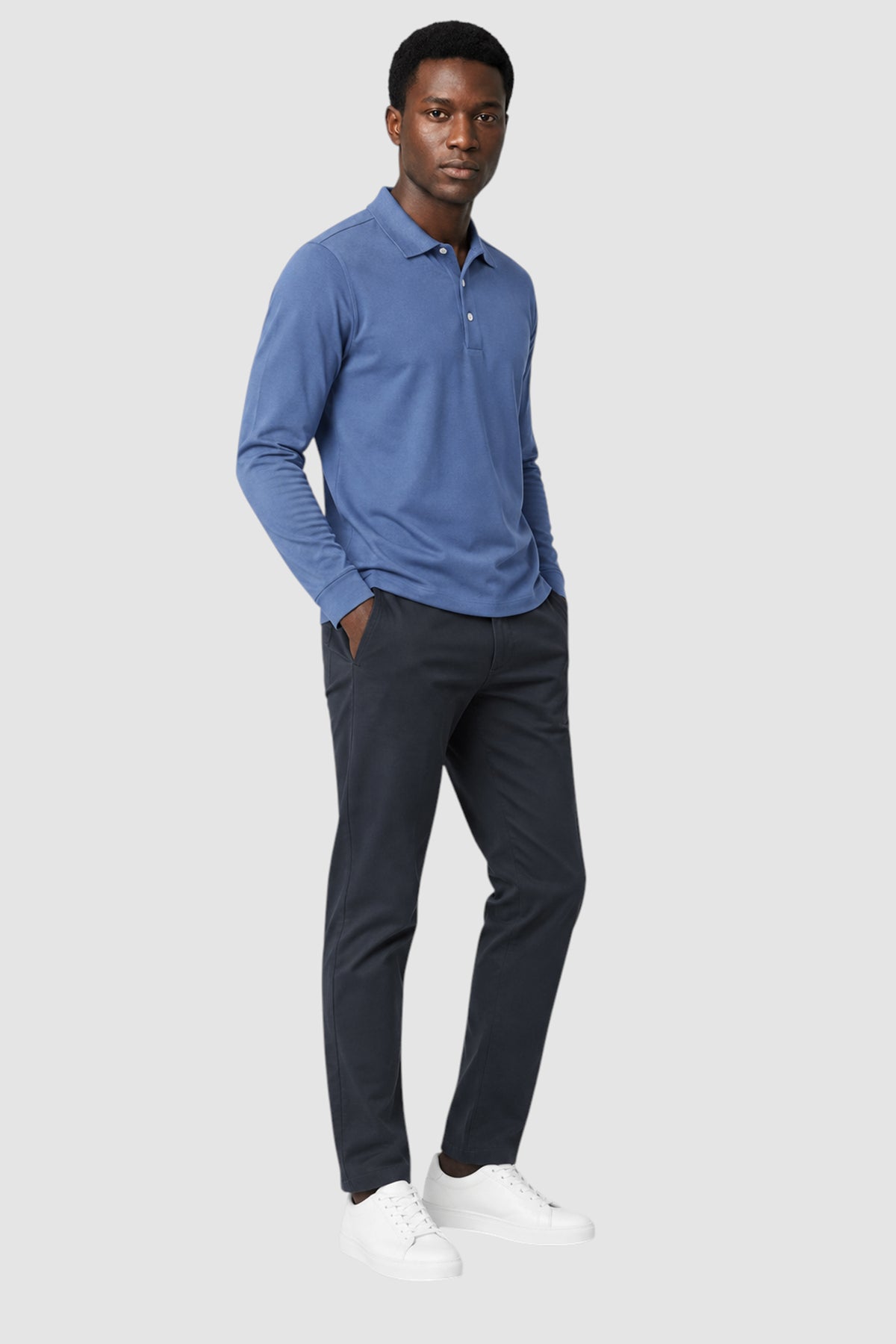 SetaTouch Essential Cotton Long Sleeve Polo