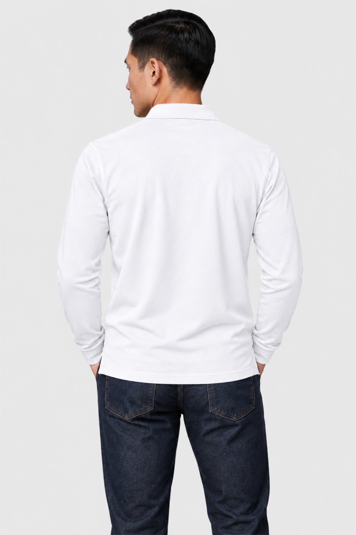 SetaTouch Essential Cotton Long Sleeve Polo
