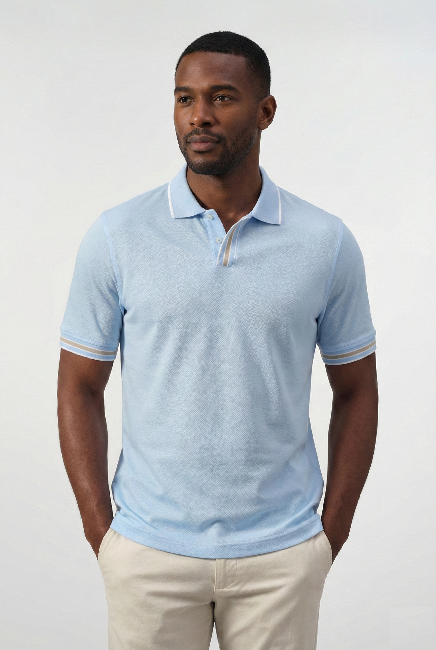 The Meridian Tipped Knit Polo