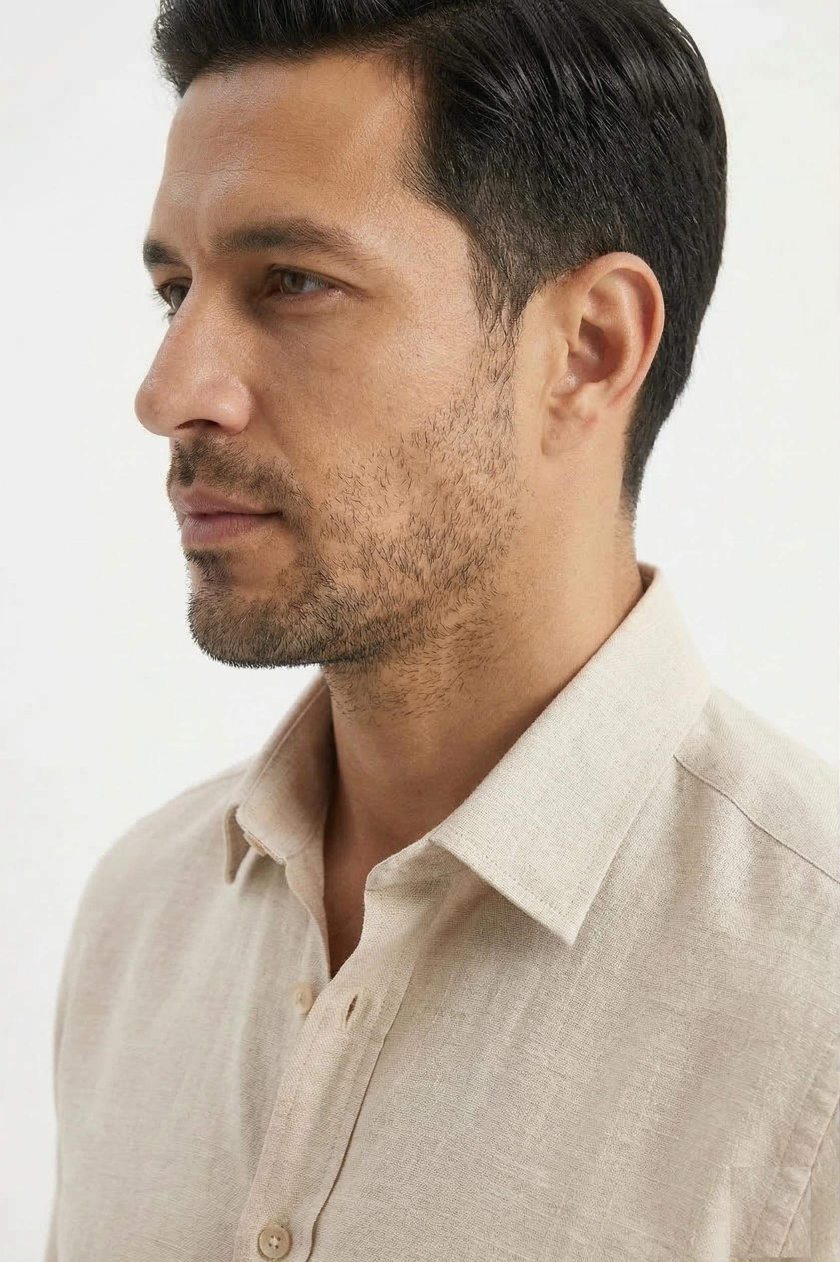 Tencel Linen Long Sleeve Solid Shirts