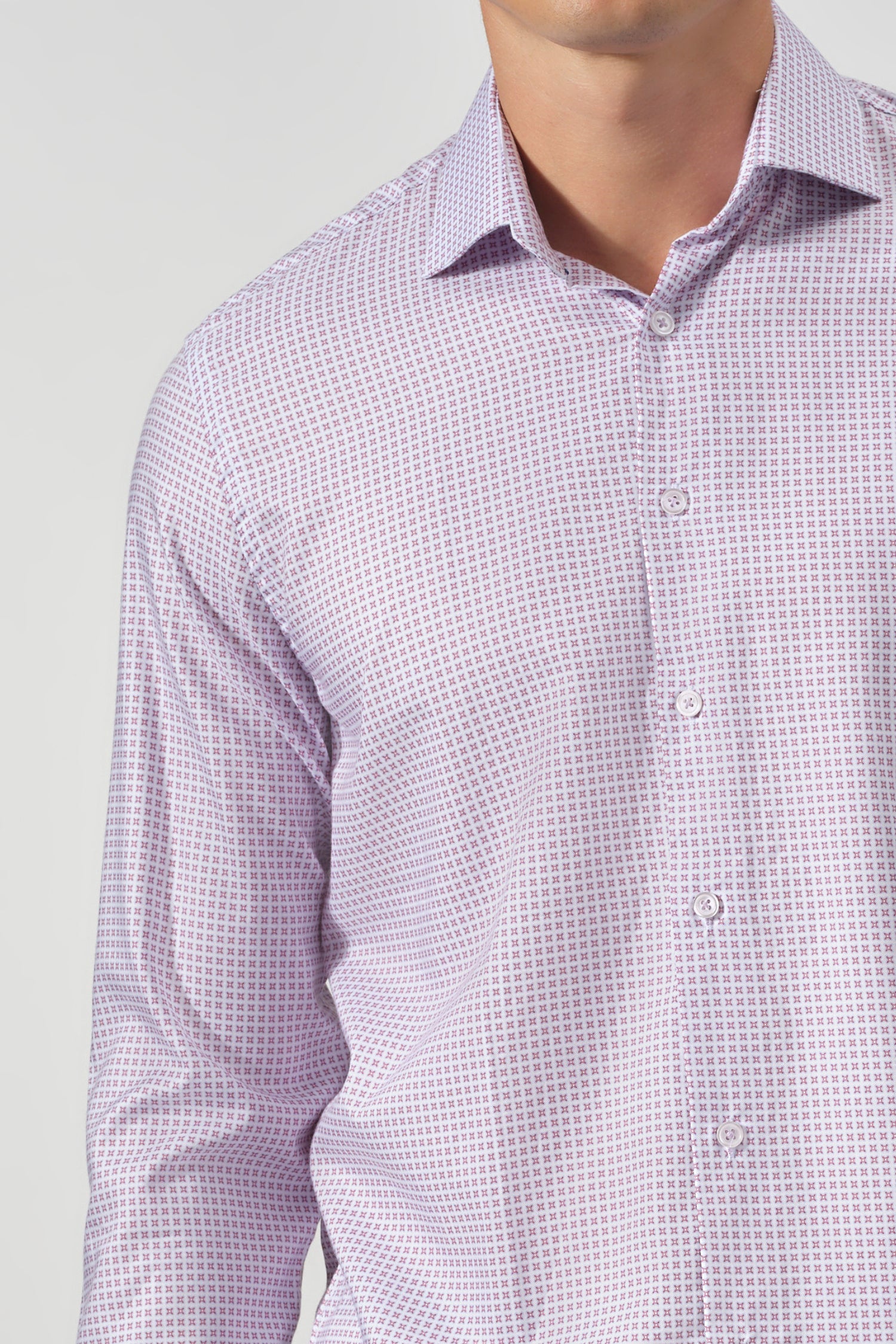 Velluto Micro-Pattern Lyocell Shirt
