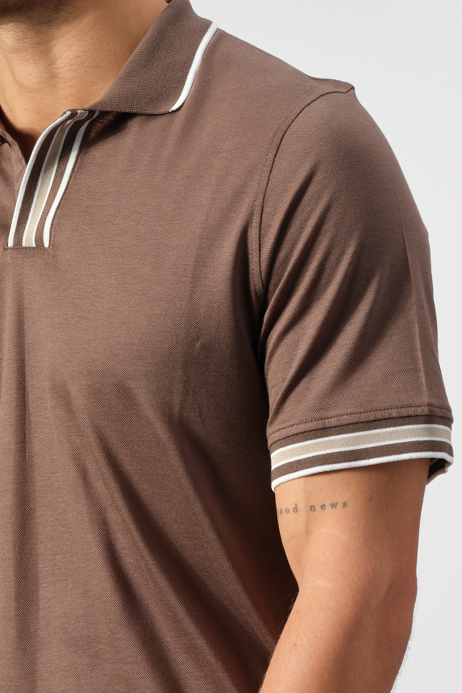 The Meridian Tipped Knit Polo